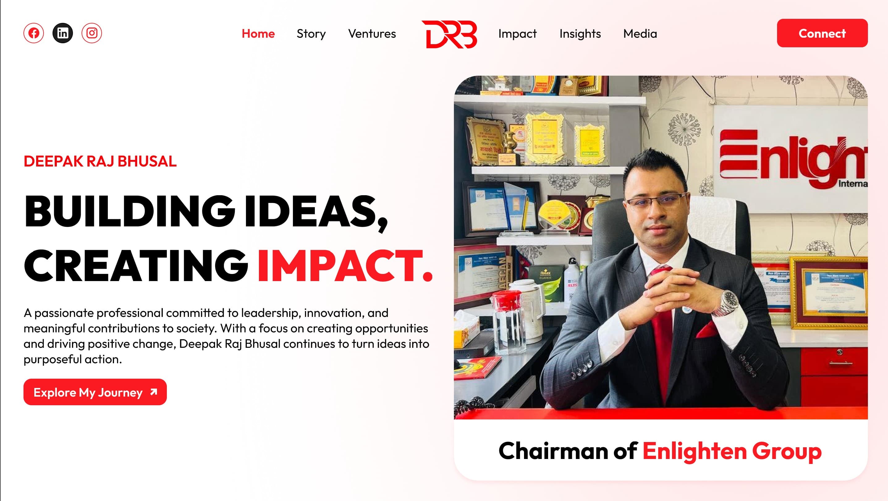 Deepak Raj Bhusal website